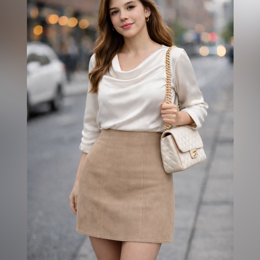 Babaton light tan Women's Skirt
